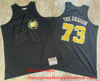 The Dragon 73 Black Hardwood Classics Soul AU Throwback Jersey