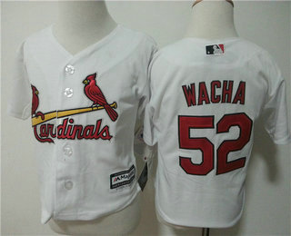 Toddler St. Louis Cardinals #52 Michael Wacha White Home MLB Baseball Jersey