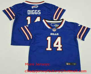 Toddlers Buffalo Bills #14 Stefon Diggs Royal Blue 2022 Vapor Untouchable Stitched NFL Nike Limited Jersey