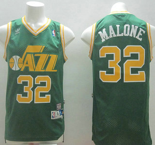 karl malone green jersey