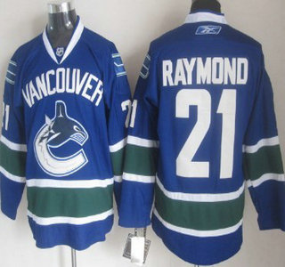 Vancouver Canucks #21 Raymond Blue Jersey