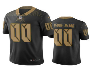 Washington Redskins Custom Black Vapor Limited City Edition Jersey