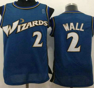 Washington Wizards #2 John Wall Blue Revolution 30 Authentic Jersey