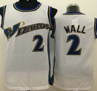 Washington Wizards #2 John Wall White Revolution 30 Authentic Jersey