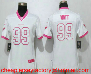 womens pink jj watt jersey