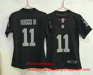 Women's Las Vegas Raiders #11 Henry Ruggs III Black 2020 Vapor Untouchable Stitched NFL Nike Limited Jersey