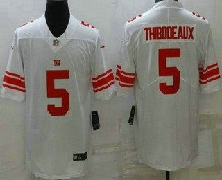 Women's New York Giants #5 Kayvon Thibodeaux Limited White Vapor Jersey