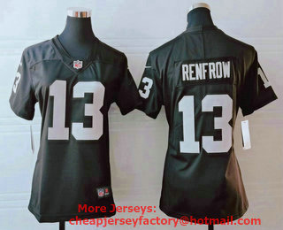 Women's Las Vegas Raiders #13 Hunter Renfrow Black 2019 Vapor Untouchable Stitched NFL Nike Limited Jersey