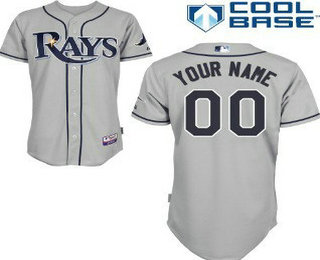 Women's Tampa Bay Rays Customized Gray Jersey