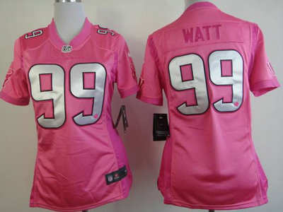 pink texans jersey