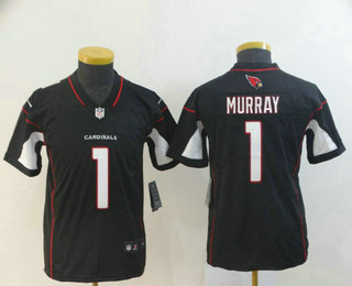 Youth Arizona Cardinals #1 Kyler Murray Black 2019 Vapor Untouchable Stitched NFL Nike Limited Jersey