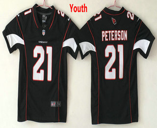 Youth Arizona Cardinals #21 Patrick Peterson Black 2017 Vapor Untouchable Stitched NFL Nike Limited Jersey