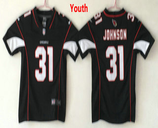 Youth Arizona Cardinals #31 David Johnson Black 2017 Vapor Untouchable Stitched NFL Nike Limited Jersey