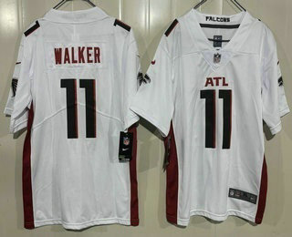 Youth Atlanta Falcons #11 Jalon Walker White Vapor Limited Stitched Jersey