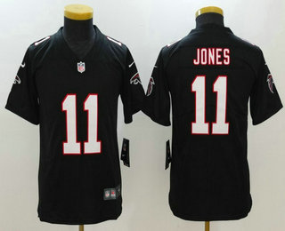 Youth Atlanta Falcons #11 Julio Jones Black 2017 Vapor Untouchable Stitched NFL Nike Limited Jersey