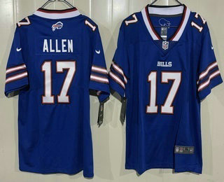 Youth Buffalo Bills #17 Josh Allen Limited Blue Vapor Jersey