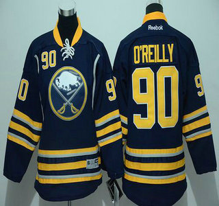 Youth Buffalo Sabres #90 Ryan O'Reilly Home Navy Blue NHL Reebok Jersey
