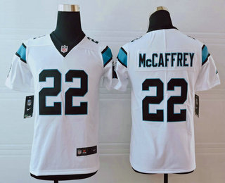 Youth Carolina Panthers #22 Christian McCaffrey White 2017 Vapor Untouchable Stitched NFL Nike Limited Jersey