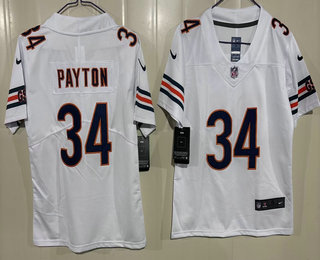 Youth Chicago Bears #34 Walter Payton Limited White Vapor Jersey