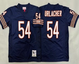 Youth Chicago Bears #54 Brian Urlacher Navy 2001 Throwback Jersey