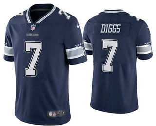 Youth Dallas Cowboys #7 Trevon Diggs Navy Vapor Untouchable Limited Stitched Jersey