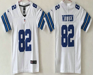 Youth Dallas Cowboys #82 Jason Witten White 2017 Vapor Untouchable Stitched NFL Nike Limited Jersey