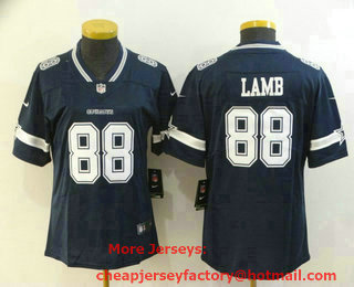 Youth Dallas Cowboys #88 CeeDee Lamb Navy Blue 2020 NEW Vapor Untouchable Stitched NFL Nike Limited Jersey