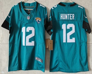 Youth Jacksonville Jaguars #12 Travis Hunter Limited FUSE Green Vapor Jersey