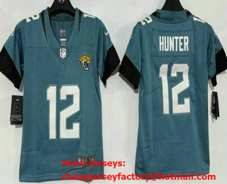 Youth Jacksonville Jaguars #12 Travis Hunter Limited Green Vapor Jersey