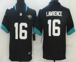 Youth Jacksonville Jaguars #16 Trevor Lawrence Limited Black Vapor Jersey