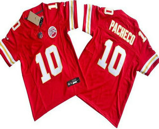 Youth Kansas City Chiefs #10 Isiah Pacheco Limited Red FUSE Vapor Jersey