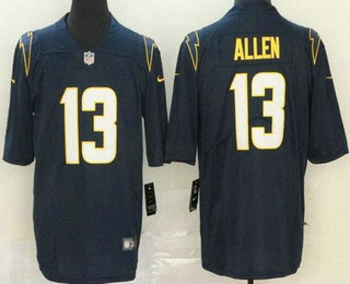 Youth Los Angeles Chargers #13 Keenan Allen Limited Navy Vapor Jersey