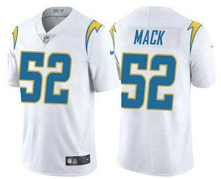 Youth Los Angeles Chargers #52 Khalil Mack White Vapor Untouchable Limited Stitched Jersey