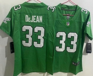 Youth Philadelphia Eagles #33 Cooper DeJean Limited Kelly Green Vapor Jersey
