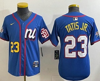 Youth San Diego Padres #23 Fernando Tatis Jr Blue 2025 All Star Limited Jersey