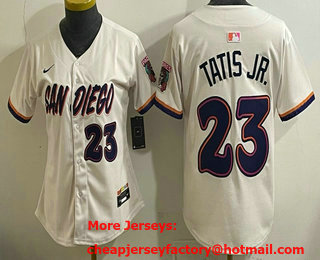 Youth San Diego Padres #23 Fernando Tatis Jr Cream 2026 City Connect Stadium Jersey