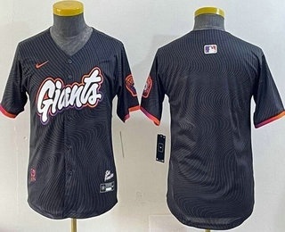 Youth San Francisco Giants Blank Black 2025 City Connect Limited Jersey
