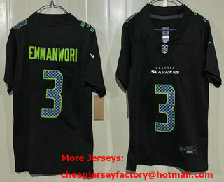 Youth Seattle Seahawks #3 Nick Emmanwori Limited Navy Fashion Vapor Jersey