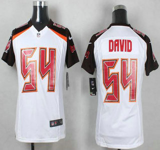 Youth Tampa Bay Buccaneers #54 Lavonte David White Road NFL Nike Game Jersey