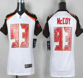 Youth Tampa Bay Buccaneers #93 Gerald McCoy White Road NFL Nike Game Jersey