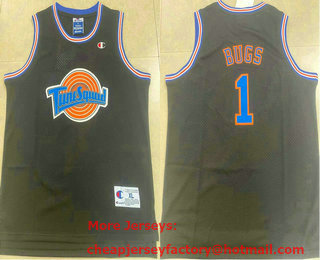 Youth The Movie Space Jam #1 Bugs Bunny Black Soul Swingman Basketball Jersey