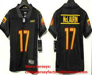 Youth Washington Commanders #17 Terry McLaurin Limited Black Vapor Jersey