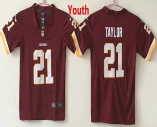 Youth Washington Redskins #21 Sean Taylor Red 2017 Vapor Untouchable Stitched NFL Nike Limited Jersey