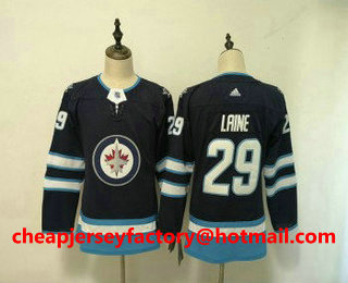 Youth Winnipeg Jets #29 Patrik Laine Blue 2017-2018 Hockey Stitched NHL Jersey