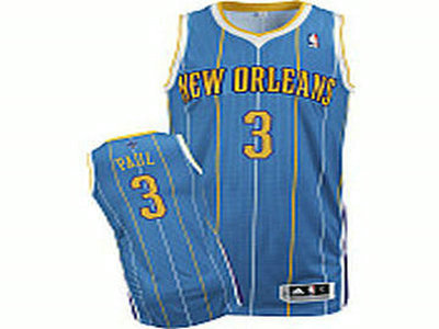 New Orleans Hornets 3 Chris Paul Revolution 30 Road Jersey