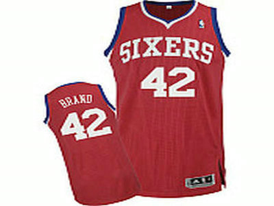 Philadelphia 76ers 42 Elton Brand Revolution 30 Road Jersey